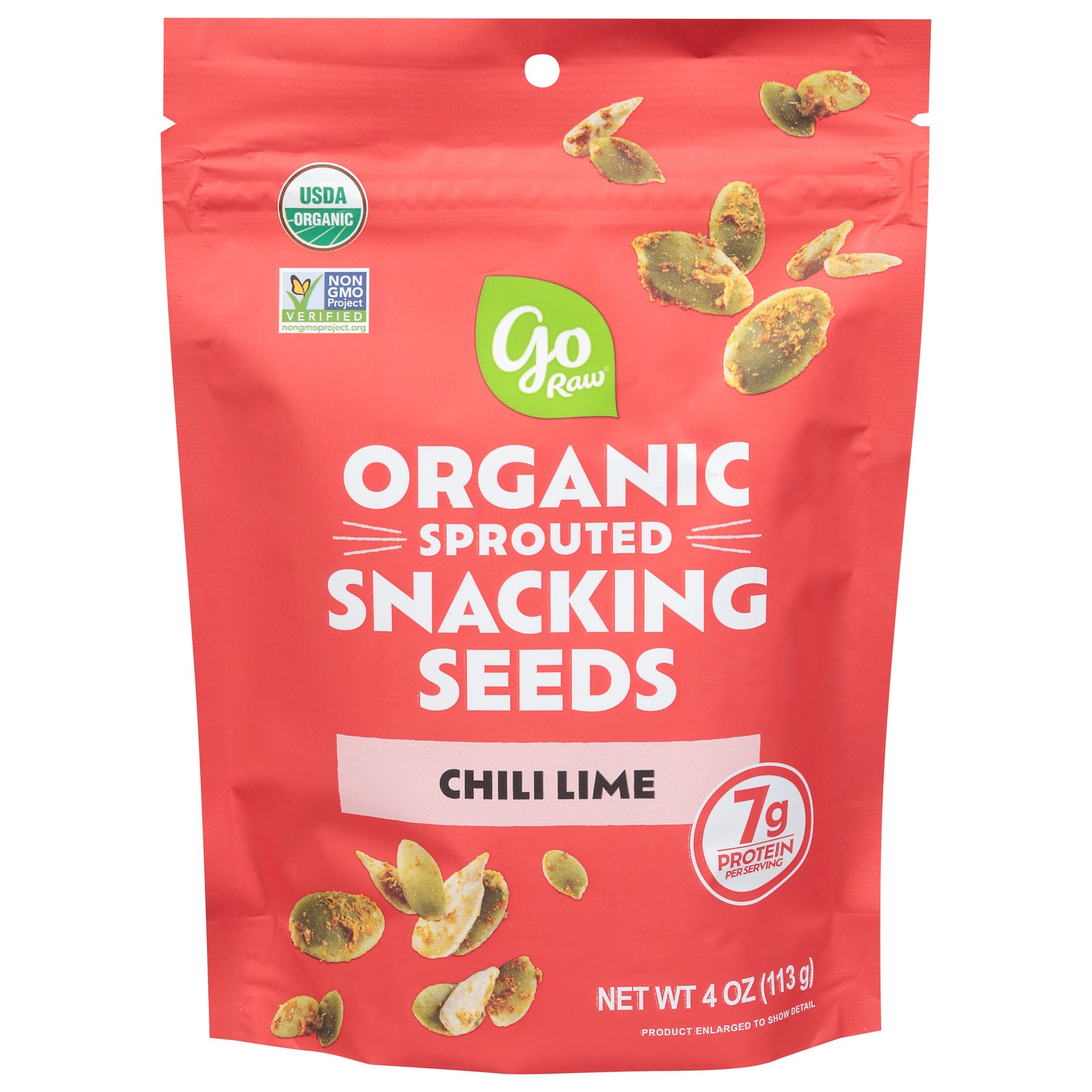 Go Raw - Snack Seed Og2 Chili Lime - Cs Of 6-4 Oz