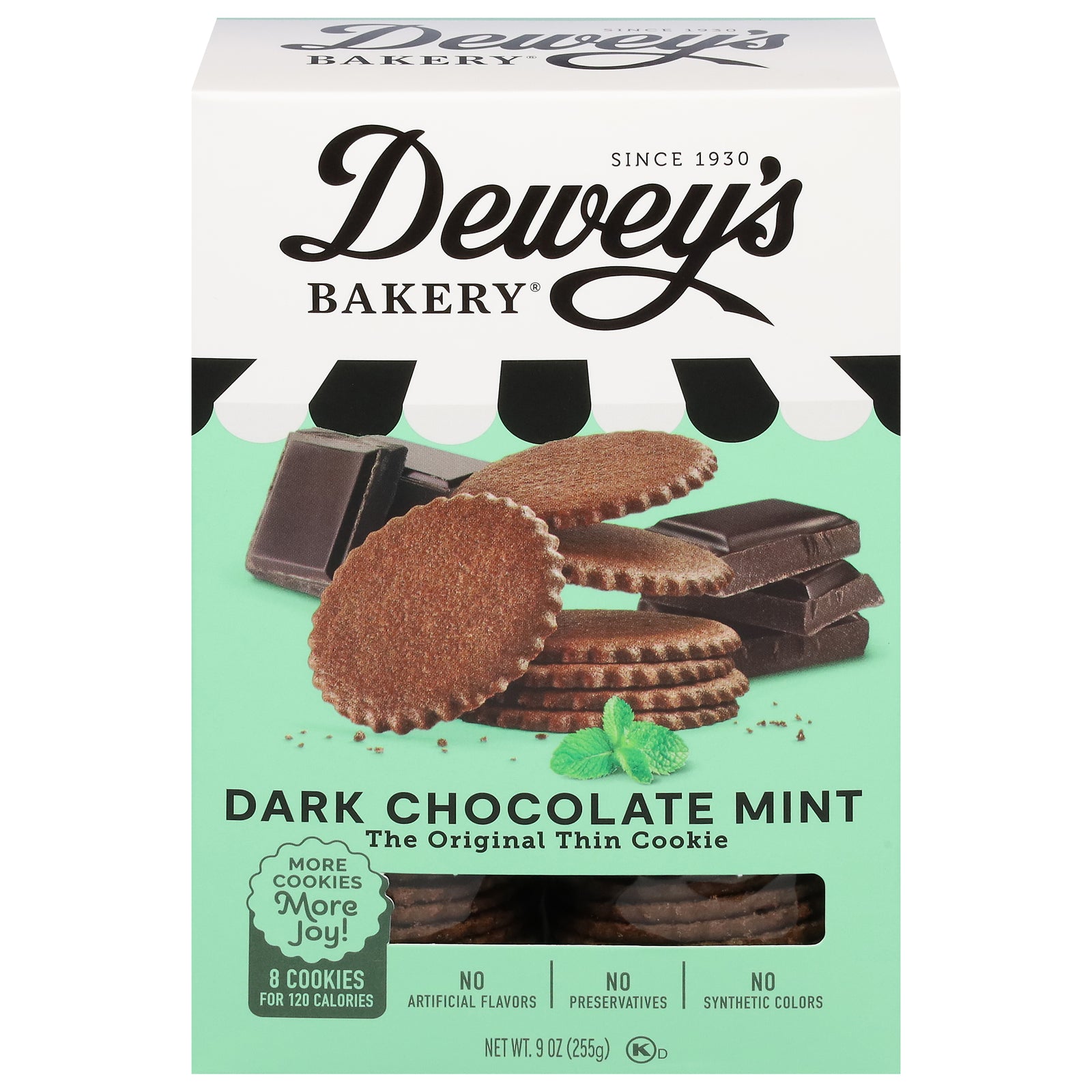 Deweys Bakery - Cookie Thin Choc Mint - Cs Of 6-9 Oz