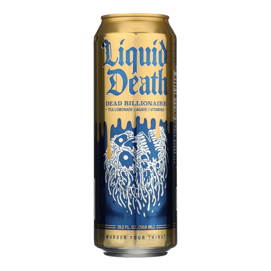 Liquid Death - Tea Dead Billionaire - Cs Of 12-19.2 Fz