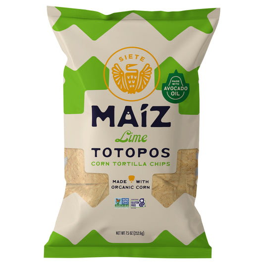 Siete - Tort Chip Og3 Corn Lime - Cs Of 6-7.5 Oz