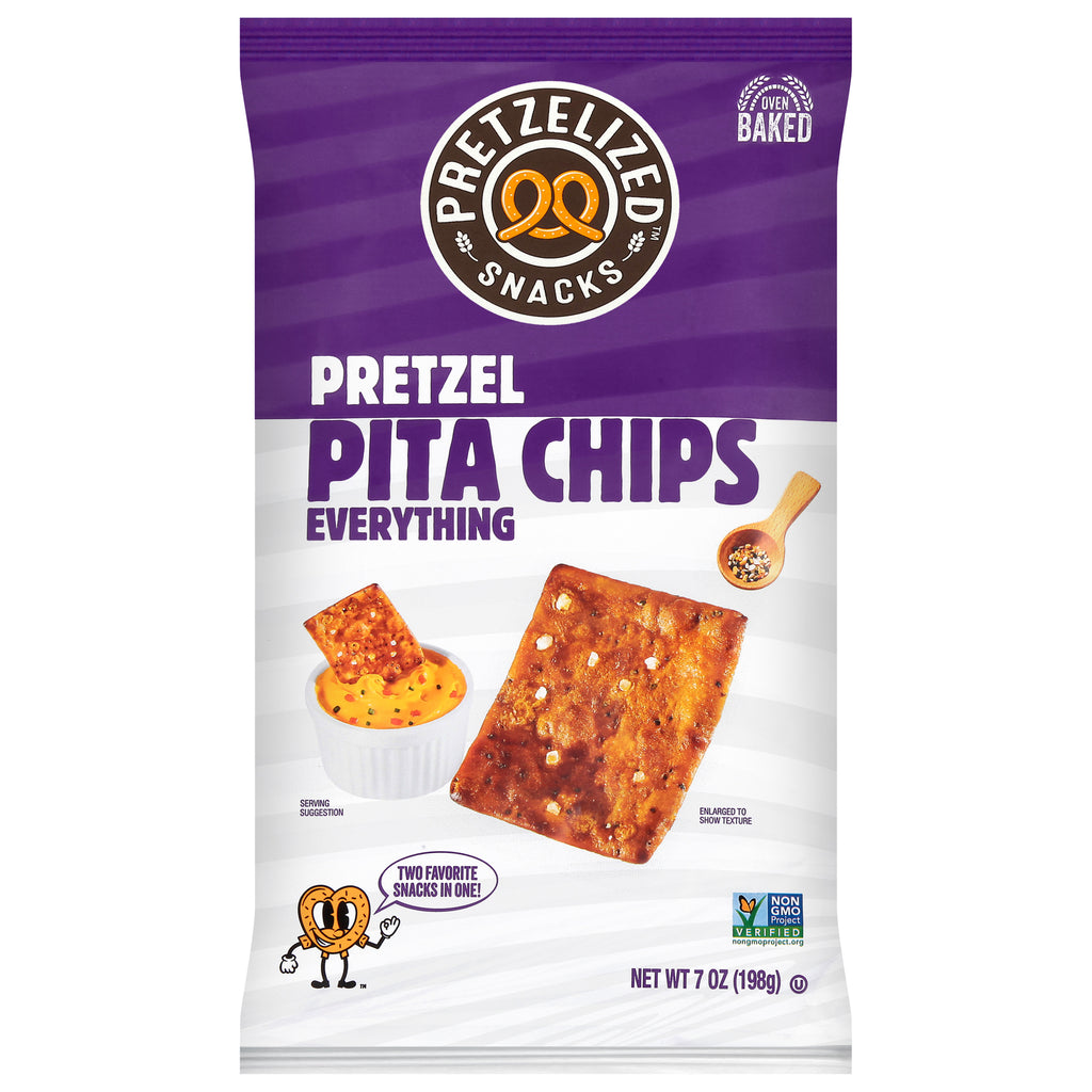 Pretzelized - Pita Chip Everything - Cs Of 12-7 Oz