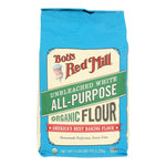 Bob's Red Mill Organic All-Purpose White Flour – 5 lb Bag (Pack of 8)
