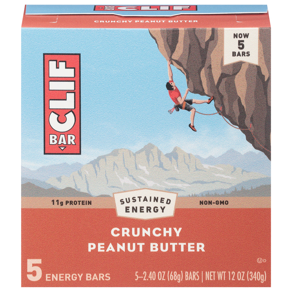 Clif Bar - Enrgy Br Og3 Crunchy Pbtr - Cs Of 9-5/2.4 Oz