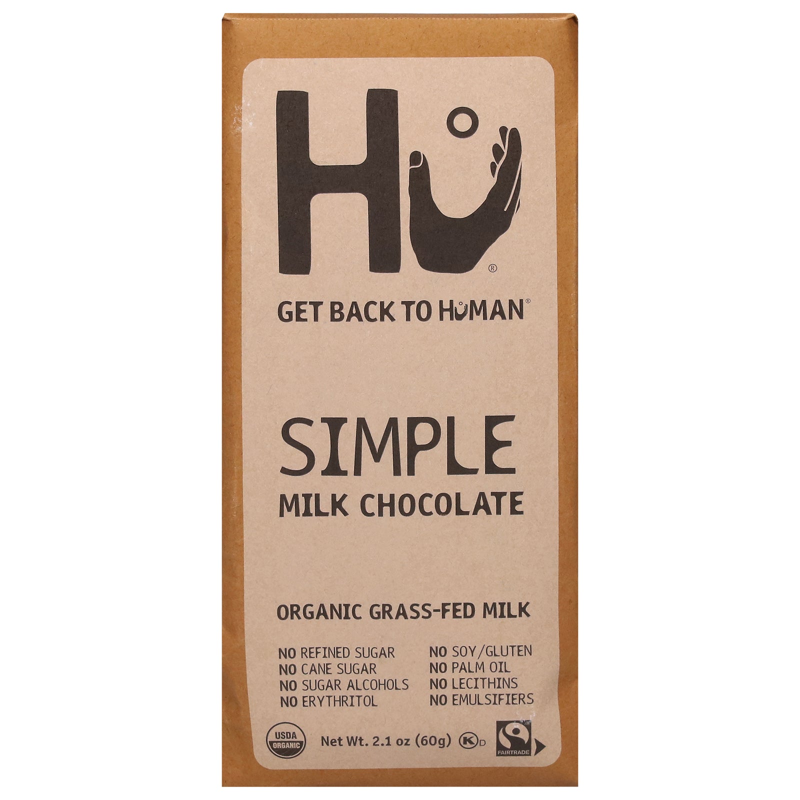 Hu - Mlk Choc Bar Og2 Simple - Cs Of 6-2.1 Oz