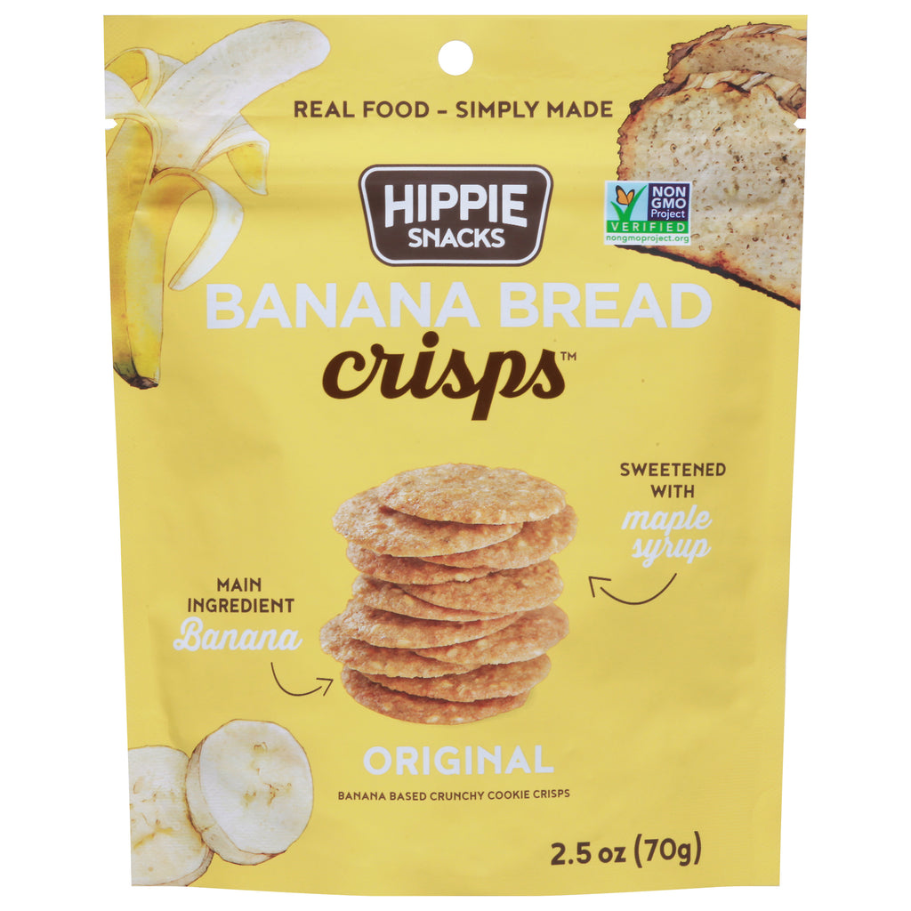 Hippie Snacks - Banana Bread Crisps Orig - Cs Of 8-2.5 Oz