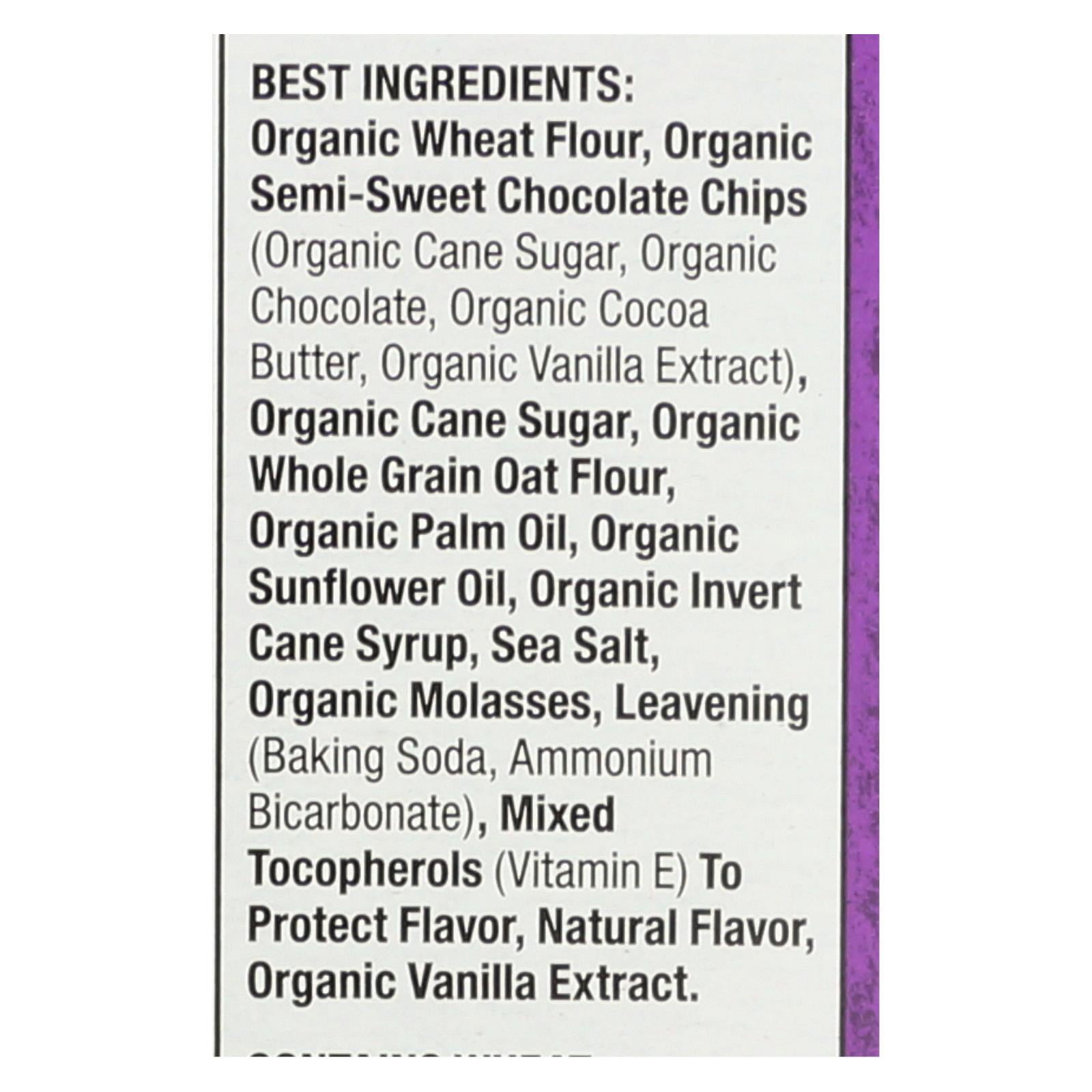 Annie's Homegrown Cookie Bites Chocolate Chip 10- 1.05 - Case Of 6 - 10 Ct