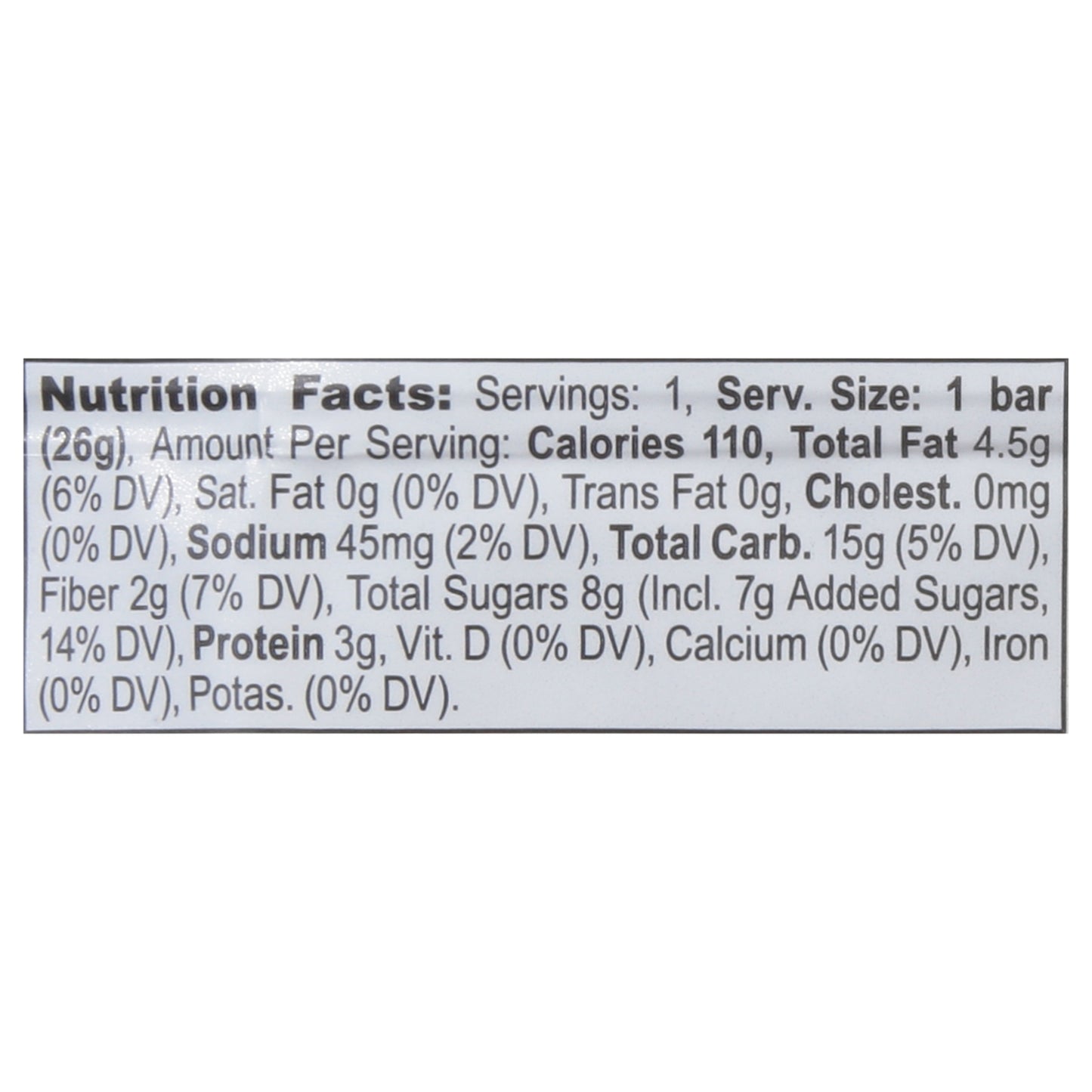 Verb Energy - Energy Bar Pbtr Crunch - Cs Of 16-.92 Oz