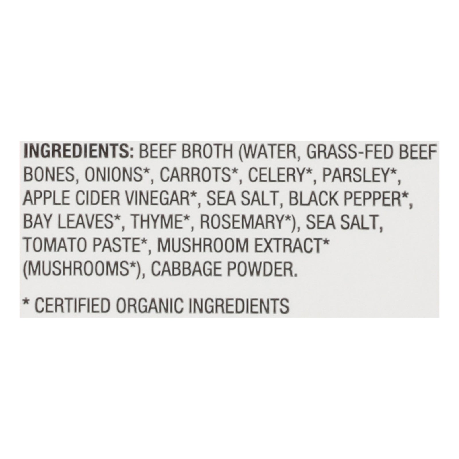 Kettle And Fire - Broth Beef - Cs Of 8-32 Oz