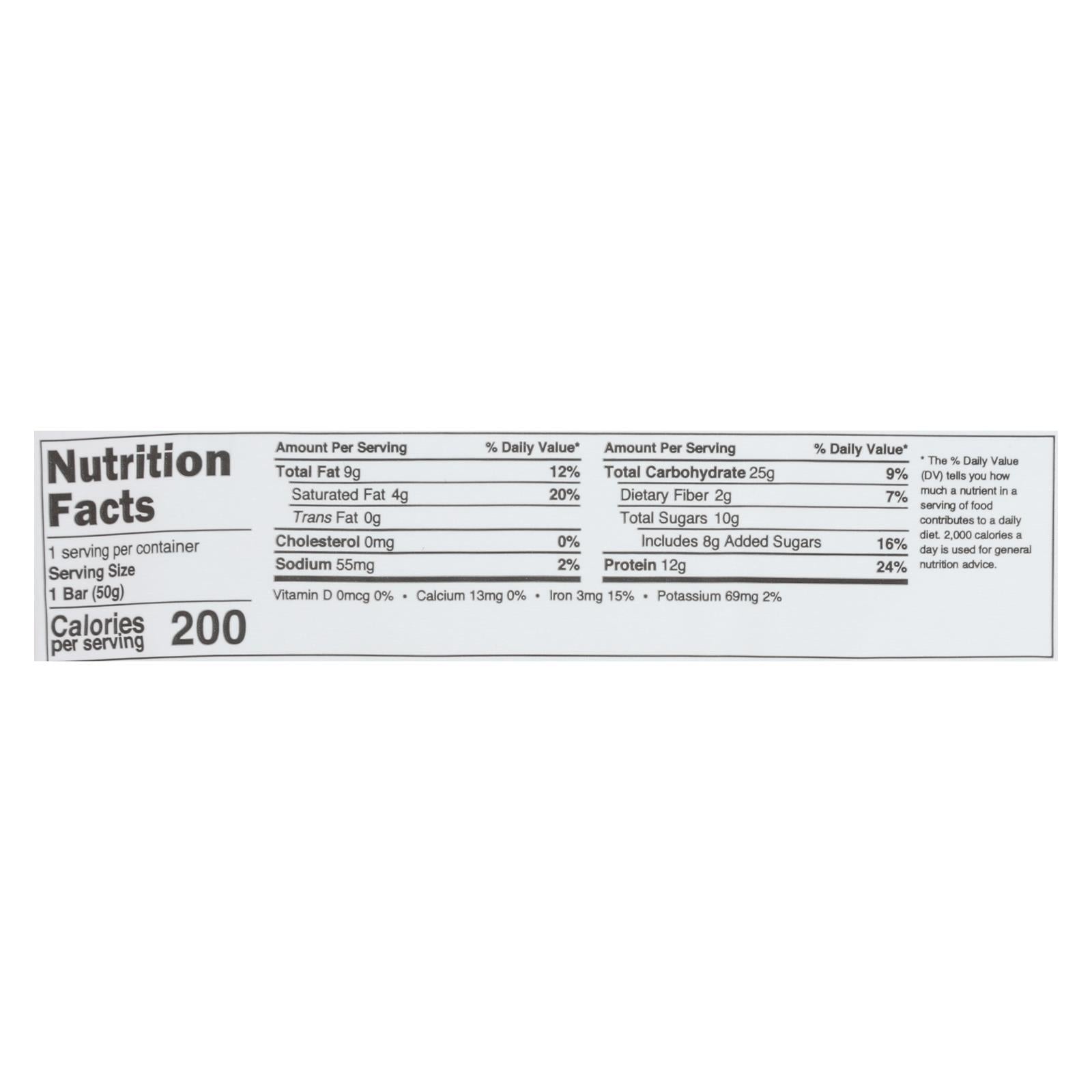 Trubar - Bar Cookie Dough - Cs Of 12-1.76 Oz