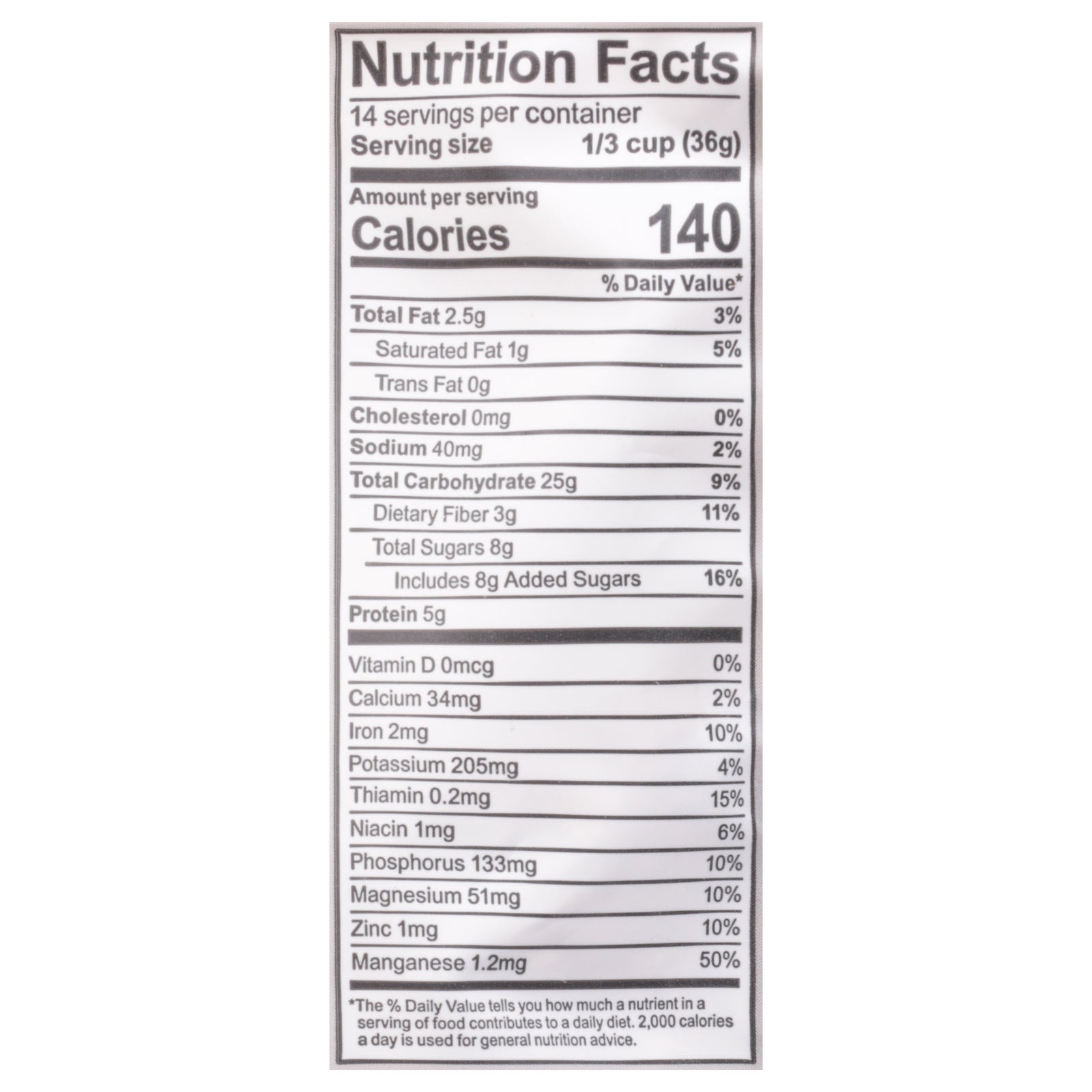 One Degree Organic Foods - Sprt Otml Og2 Cacao Nib - Cs Of 6-18 Oz