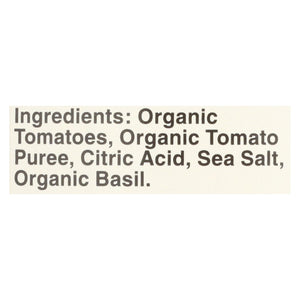 Muir Glen Crushed Tomato With Basil - Tomato - Case Of 12 - 28 Oz.