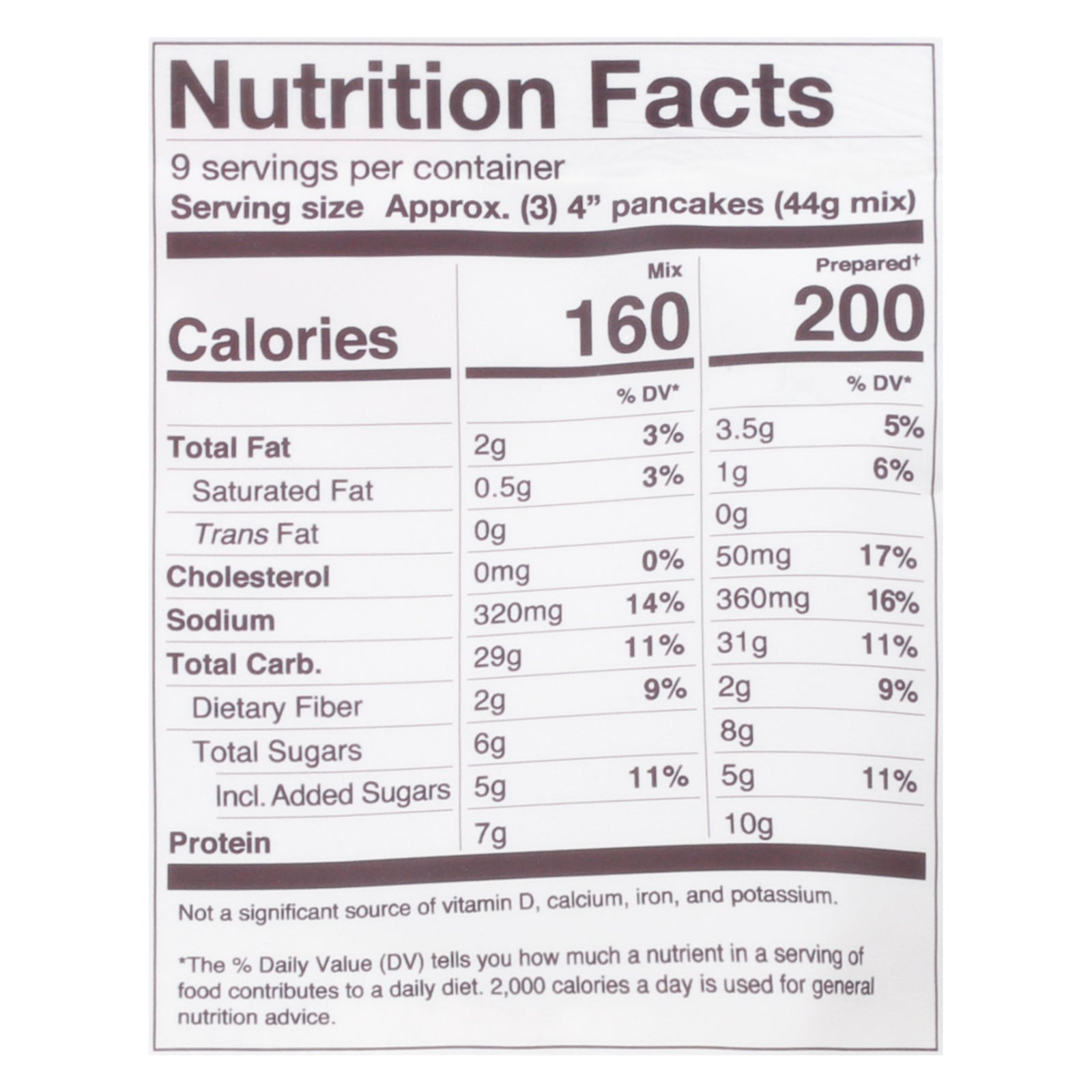 Miss Jones Baking Co - Mix Oat Pancake Waff Orig - Cs Of 6-13.99 Oz