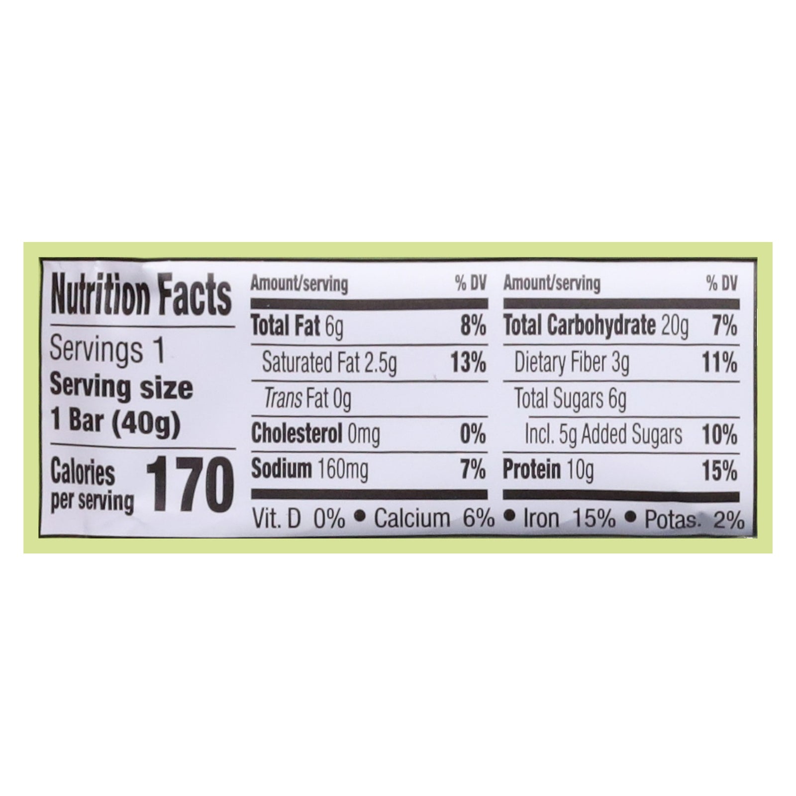 Mezcla - Bar Italian Pistach Choc - Cs Of 12-1.4 Oz