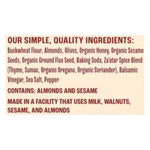 Better With Buckwheat - Crackers Olive Zaatar - Cs Of 10-4 Oz