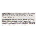 Endangered Species Chocolate - Mlk Choc Coconut Almond - Cs Of 12-3 Oz