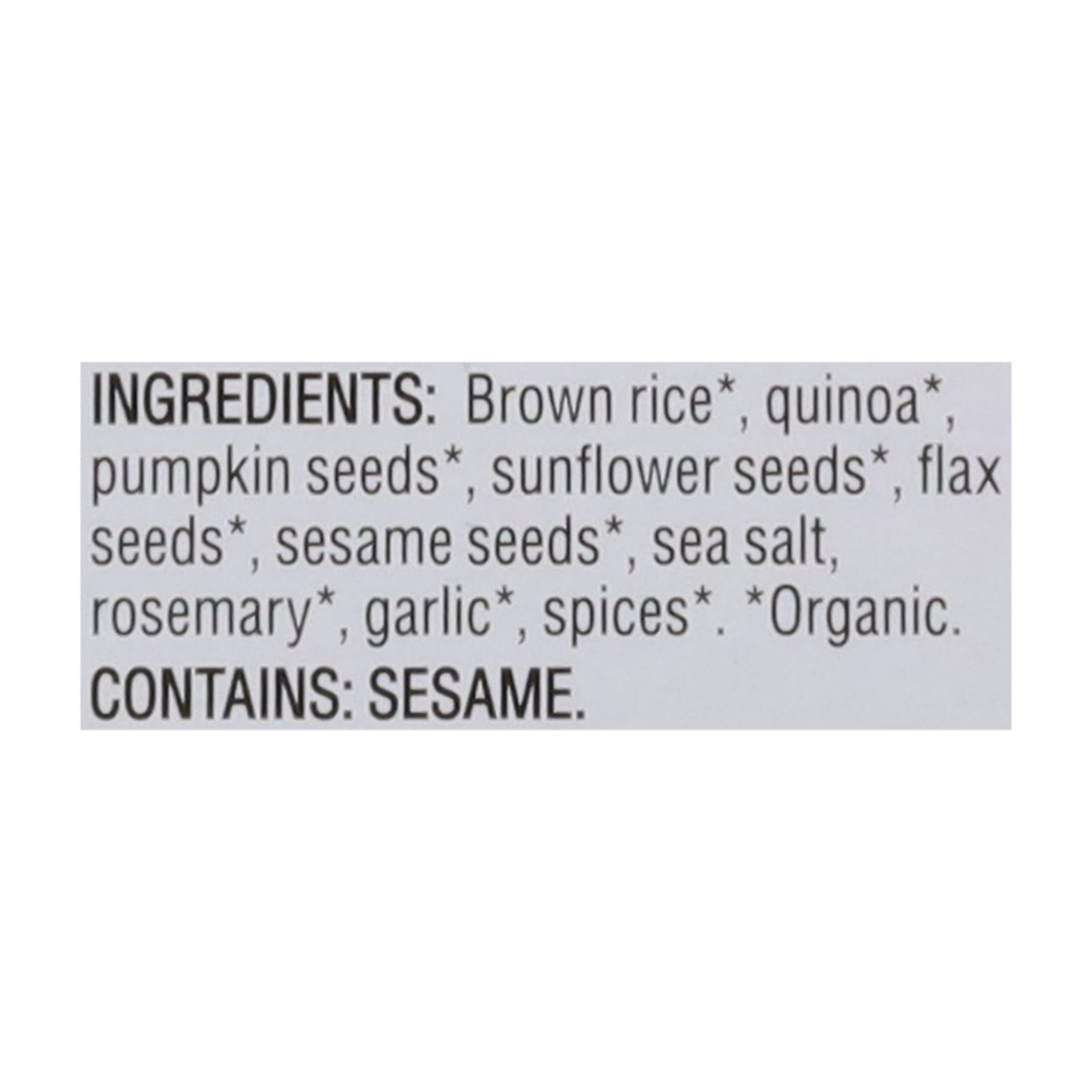 Mary's Gone Crackers - Crckr Og2 Spr Sd Rsmry - Cs Of 6-4 Oz