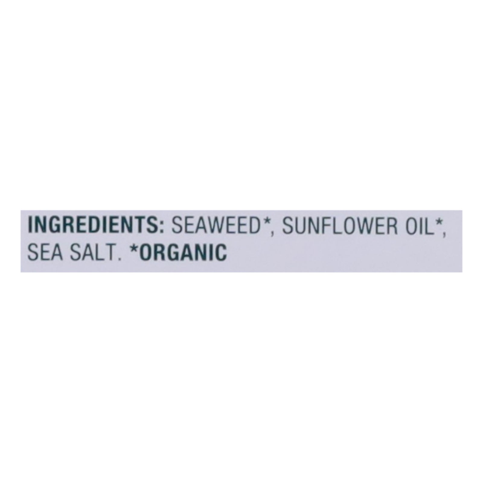 Gimme Organic Seaweed Snacks – Sea Salt 5-Pack, Case of 6 (0.14 oz Packs)