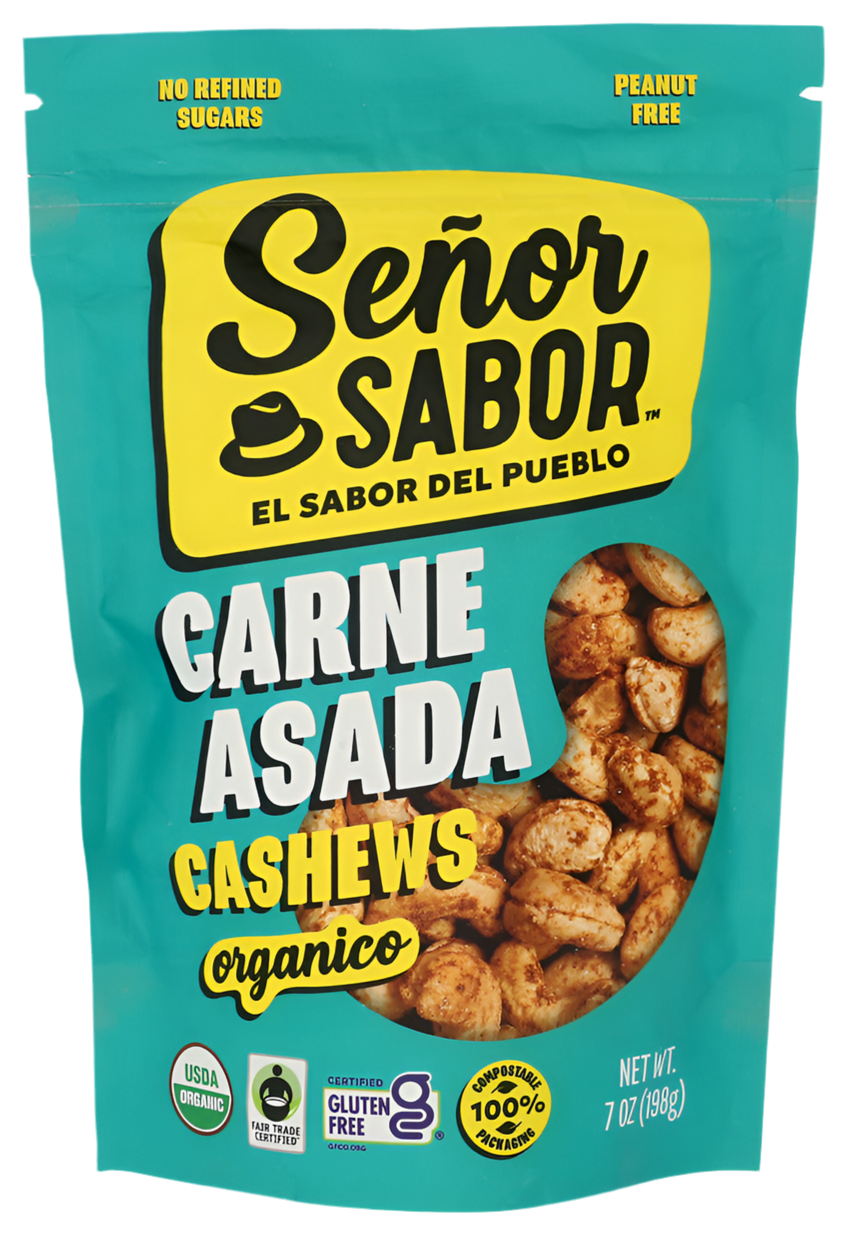 Senor Sabor Organic Carne Asada Cashews - 7 OZ