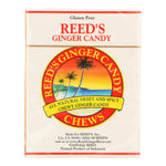 Reed's Ginger Beer Chewy Ginger Candy Rolls - Case Of 20 - 2 Oz