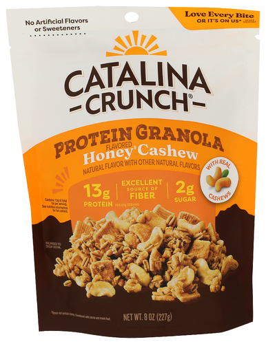 Catalina Crunch Protein Granola Honey Cashew - 8oz Keto Cereal