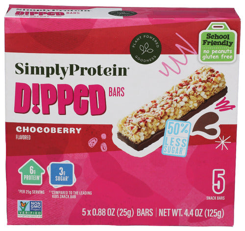 Simply Protein Bar Dipped Chocoberry 3-PACK