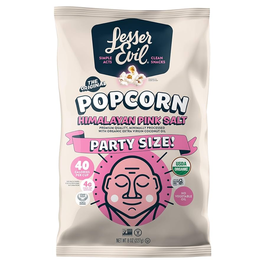 Lesser Evil - Pcorn Og2 Himlyn Pink Slt - Cs Of 7-8 Oz