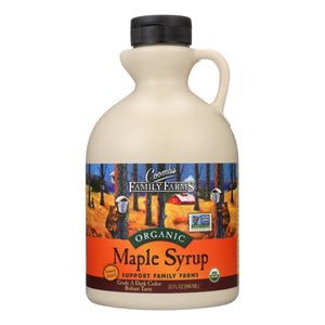 Coombs Family Farms Organic Maple Syrup Case of 6 bottles, 32oz each – rich pure syrup maple from sustainable farms
