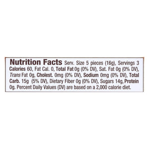 Torie And Howard Organic Pink Grapefruit and Tupelo Honey Hard Candy 2 oz pack, case of 8