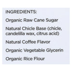 Simply Gum All Natural Coffee Gum – 15 Count Pack – Case of 12 – Sugar Free Gum Alternative to Pur Gums