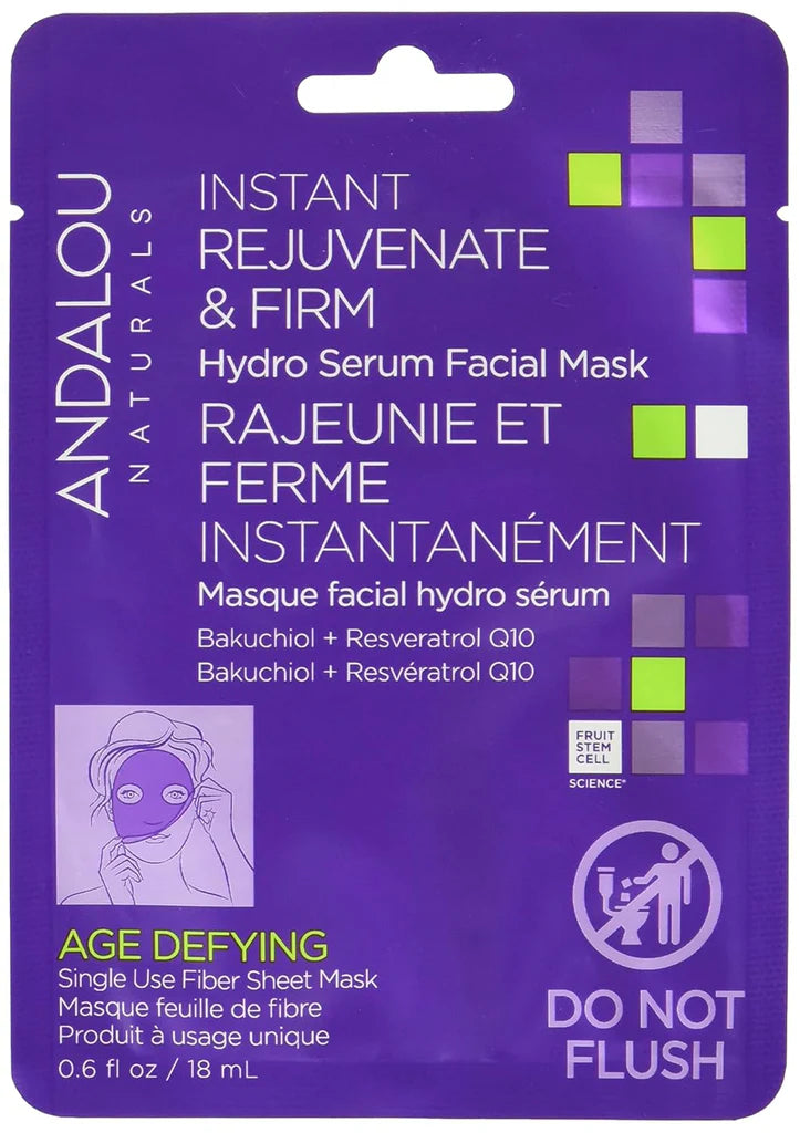 Andalou Naturals - Mask Instnt Rejuvnt Firm - Cs Of 6-.6 Fz
