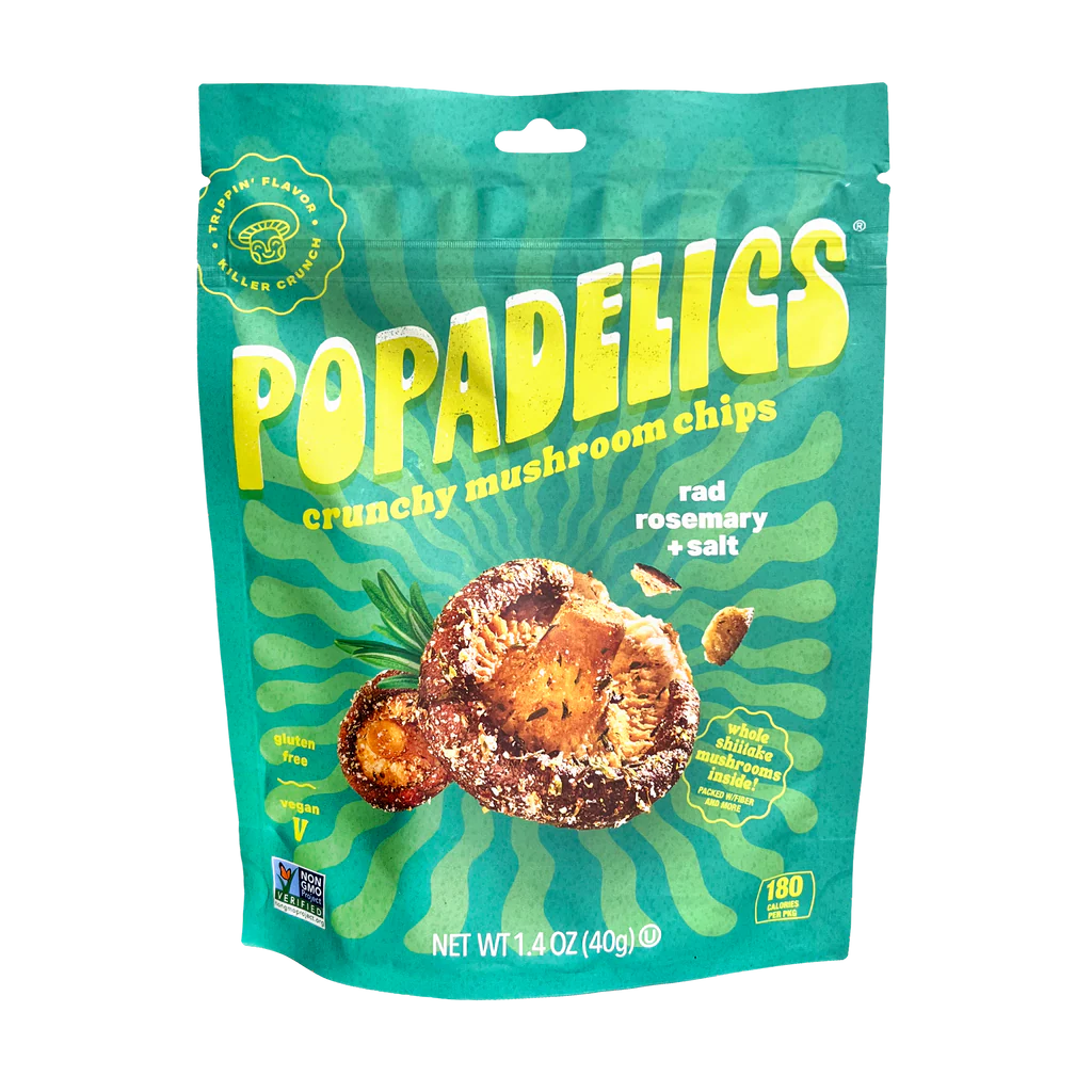 Popadelics - Chips Mush Rosemary Salt - Cs Of 6-1.4 Oz
