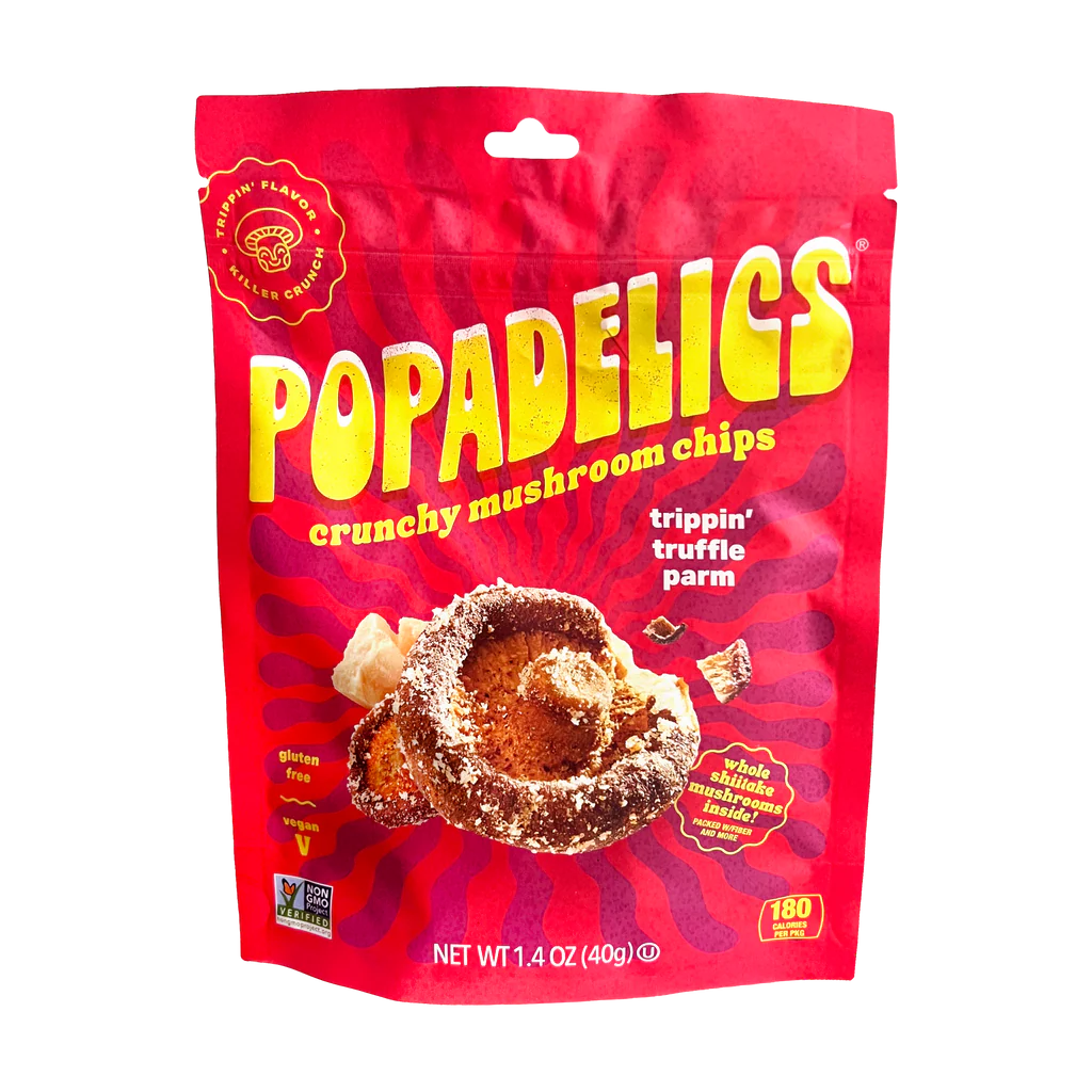 Popadelics - Chips Mush Truffle Parm - Cs Of 6-1.4 Oz